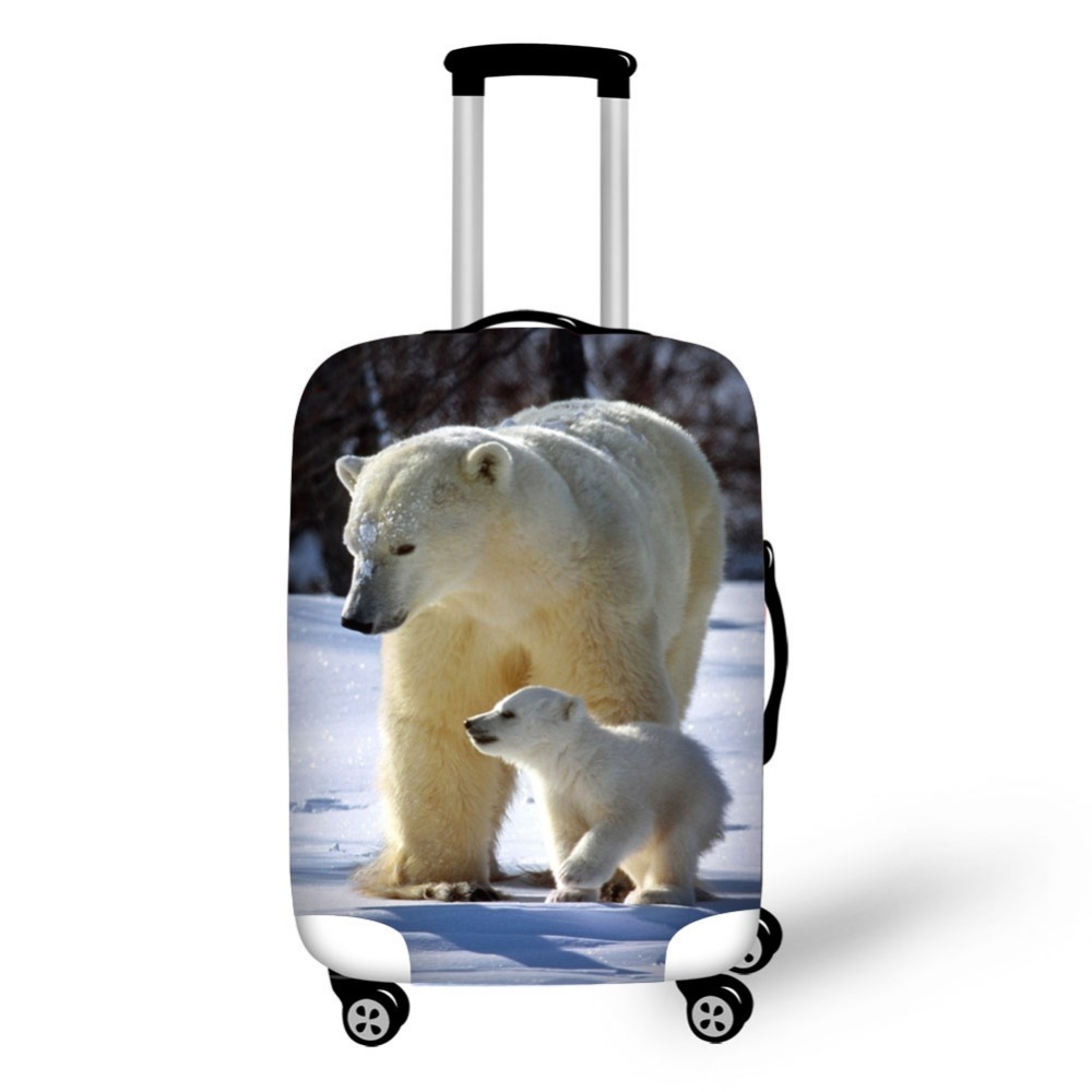 Hayvan kutup ayısı bagaj koruy - Foldable Rolling Luggage Bag incelemesi ve fiyatı