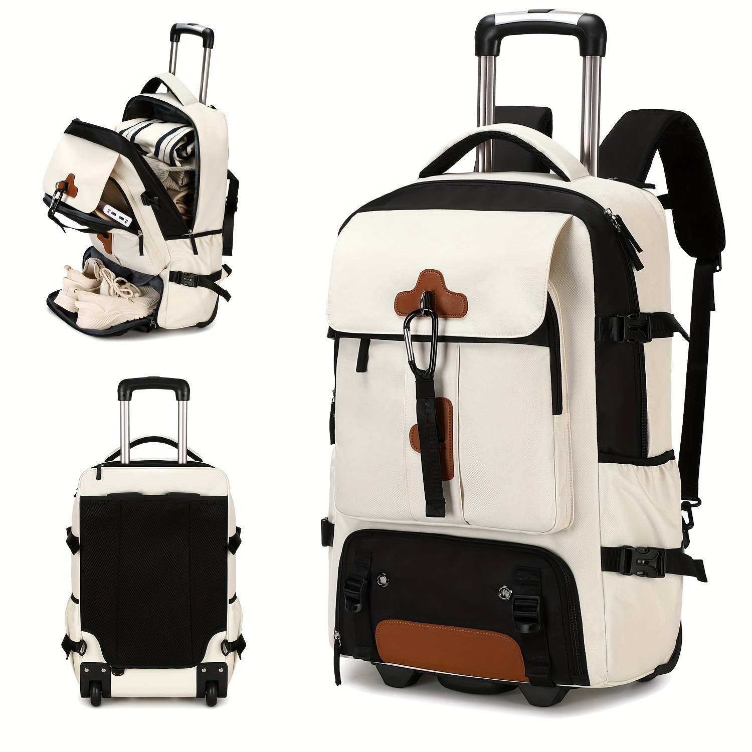 Tekerlekli Sırt Çantası Büyük - Foldable Rolling Luggage Bag incelemesi ve fiyatı