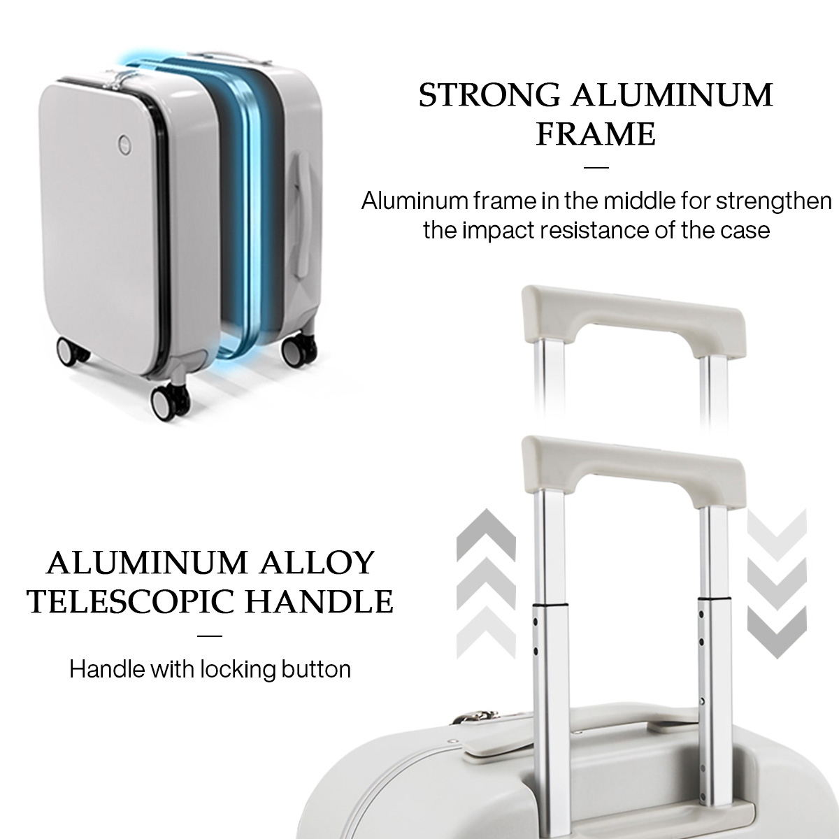 Mixi Patent Tasarım Alüminyum  - Foldable Rolling Luggage Bag incelemesi ve fiyatı