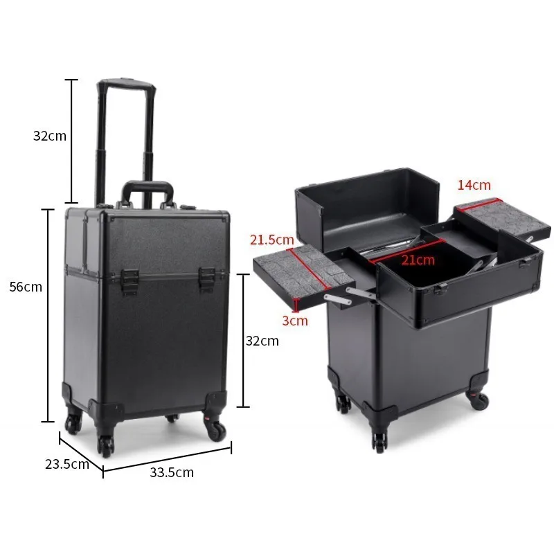Hareketli Kozmetik Valiz Düzen - Luggage incelemesi ve fiyatı