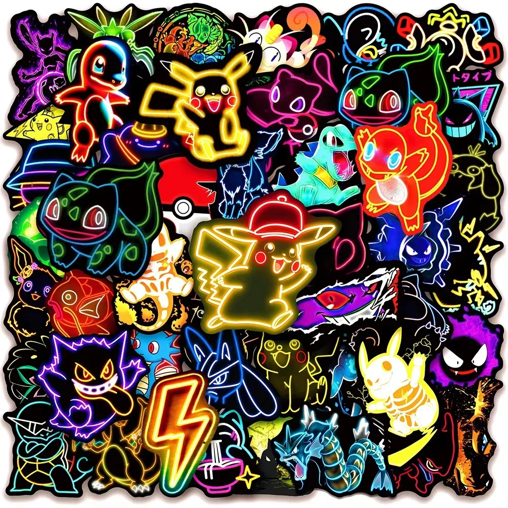 100 adet Neon Pokémon Sticker' - Luggage incelemesi ve fiyatı